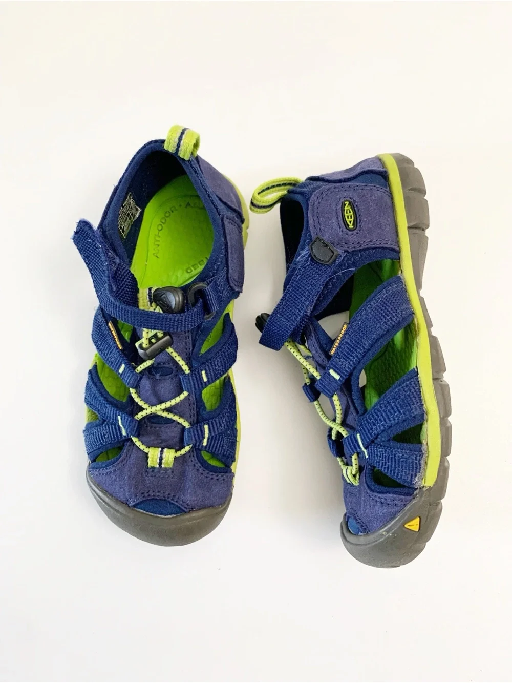 Keen Kids Seacamp 2 CNX Blue Green Outdoor Sandals ~ 13